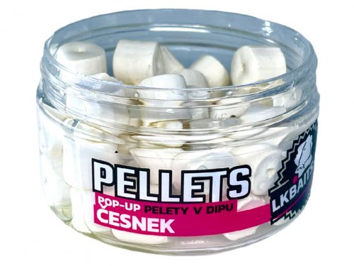 LK Baits POP-UP Dippelt Pellets Garlic 12mm, 40g