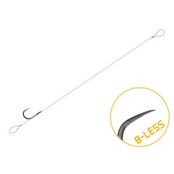   Kötött horog Delphin FLR Loop / 6db 8cm / 0,22mm / B-LESS #8