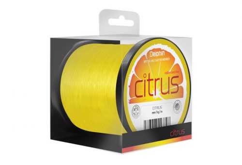 Delphin CITRUS monofil zsinór / sárga 0,25mm 5,0kg 600m