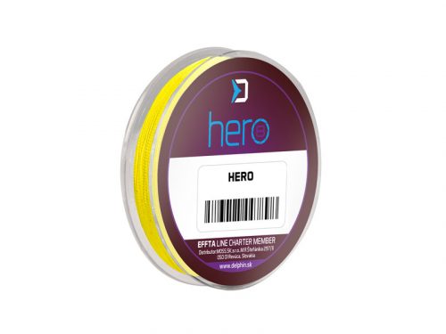 Delphin HERO 8 / fluo sárga 0,50mm 36,4kg   10m