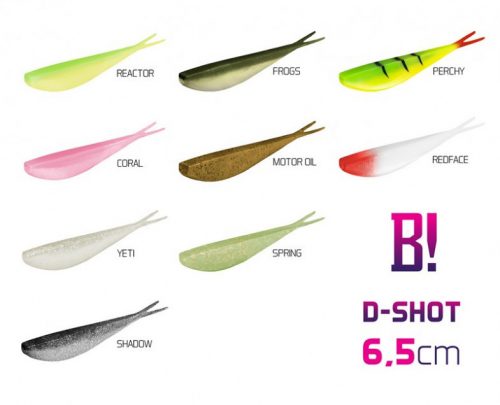 BOMB! Gumihal D-SHOT / 5db 6,5cm/REDFACE