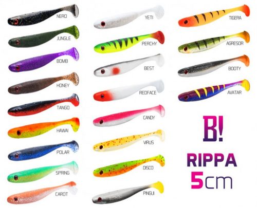 Top mix BOMB! Rippa csali / 5db 5cm/Agresor Redface Best Candy Virus