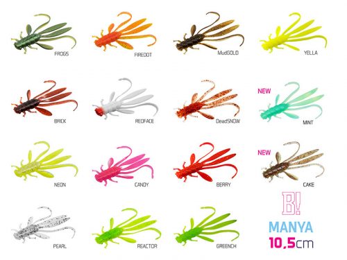 Delphin MANYA UVs nimfa / 5db 10.5cm/FROGS