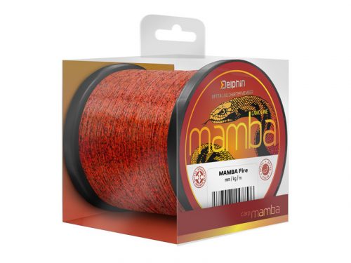 Delphin MAMBA Carp monofil zsinór / Fire  0,30mm 7,0kg 600m