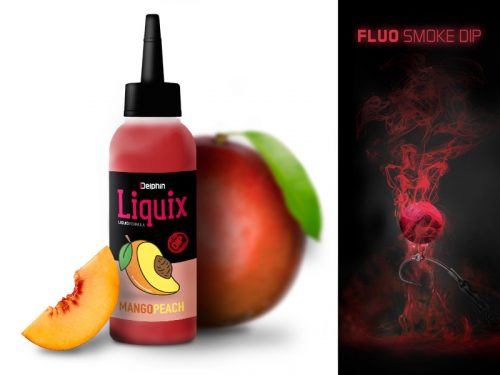 Delphin Fluo dip D SNAX LiquiX /100ml Mangó-Barack