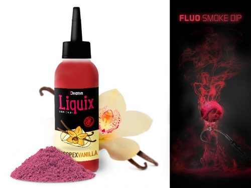 Delphin Fluo dip D SNAX LiquiX /100ml Scopex-vanilla