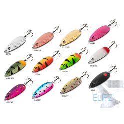   Delphin ELIPZ FullSCALE támolygó kanál 12g SunGOLD Hook #2