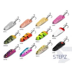   Delphin STEPZ StripSCALE támolygó kanál 10g SunGOLD Hook #2