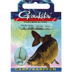 GAMAKATSU Carp előkötött előke 10/cs. 2 ( BKG-3310G/002)