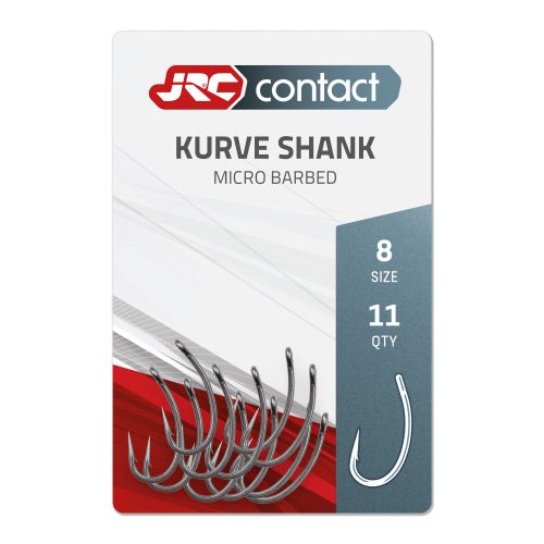 JRC Kurve Shank Carp horog size 8 - 11pcs