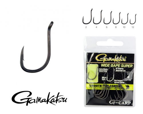 GAMAKATSU G-Carp Wide Gape Super 10/cs. 6-os