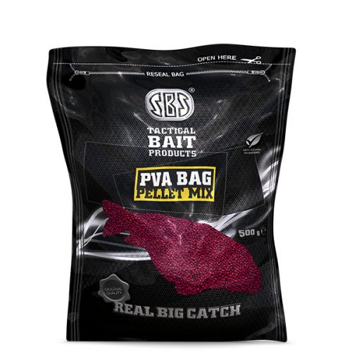 SBS PVA Bag Pellet Mix" "3 mm Strawberry Jam