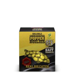   SBS Soluble Corn Shaped Popper Boilies" "8, 10 mm Lemon & Orange