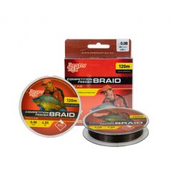   ZSINÓR BENZAR COMPETITION FEEDER BRAID 0,08MM 4,85 KG 120M DARK BROWN