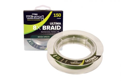 WIZARD ULTIMA 8X 0.07MM MOSS GREEN BRAID 150M 6,11KG