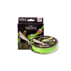 ZSINÓR WIZARD JIG BRAID 0,18MM 10.3 KG 110M LIME GREEN