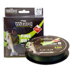 WIZARD FINE BRAID 8 0,06 150M 4KG DARK GREEN