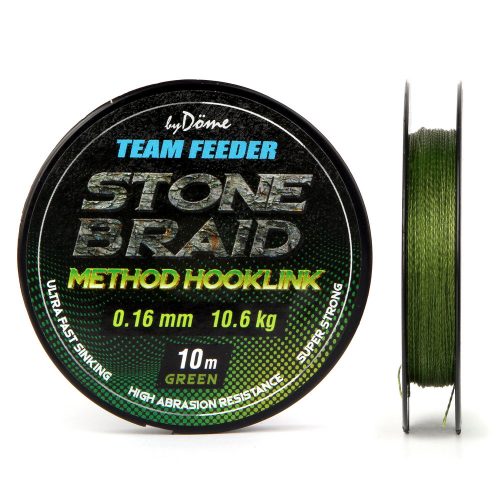 Team Feeder By Döme TF Stone Braid Green 10m 0,18mm