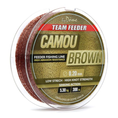 Team Feeder By Döme TF Camou Brown 300m/0.22mm