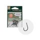 MARUTO HOROG 8356-BD CARP HOOKS BARBED FORGED STRAIGHT EYE HC BLACK NICKEL 8