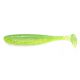 KEITECH EASY SHINER 4" 100MM/ #424 - LIME/CHARTREUSE GUMIHAL 7db/cs