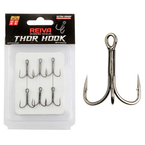 Reiva Treble Hook TR-20 6-os 6db/cs