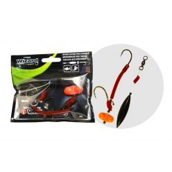   WIZARD MONSTER RIVER UPOSE PRO DOUBLE MONOBRAID RIG 10G 6/0+8/0 SPECIMEN