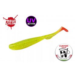   Molix RA Shad 3.0" / #639 - UV Tournament Chartreuse Orange Tail