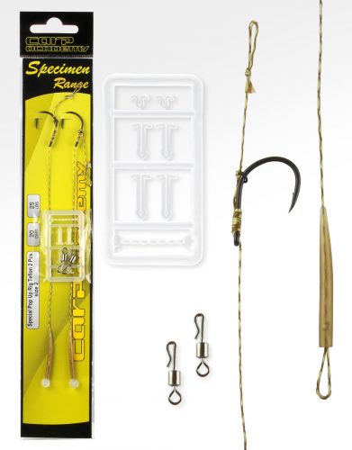 CARP ACADEMY Special Pop Up Rig Teflon 2db/cs  4-es méret