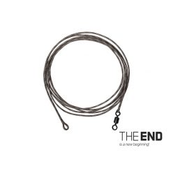 THE END Leadcore + swivel kötött horog / 3db 1m