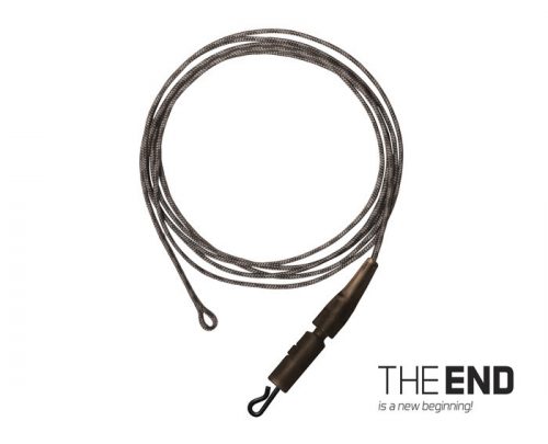 THE END Leadcore + PIN clip kötött előke / 3db 1m