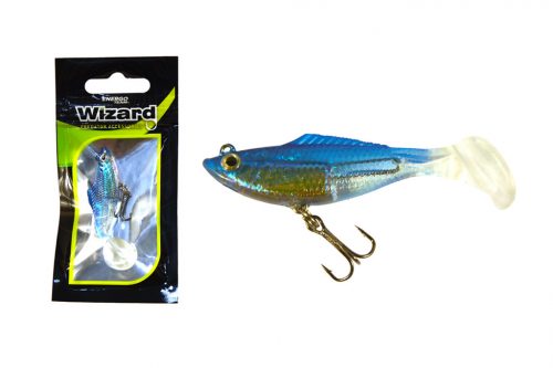 WIZARD SWIMBAIT PERCH  2 INCH BLUE