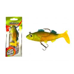 WIZARD SWIMBAIT PERCH 3 INCH YELLOWHOLO