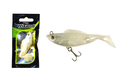 WIZARD SWIMBAIT PERCH  3 INCH WHITE SLIM