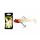 WIZARD SWIMBAIT PADDLE SHAD 2 INCH RED WHITE