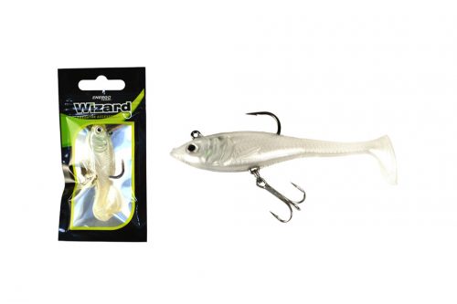 WIZARD SWIMBAIT PADDLE SHAD 3 INCH WHITE