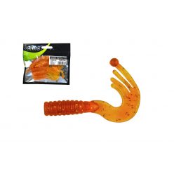 WIZARD HARPEX TWIST DOUBLE EVO ORANGE 8CM 5PCS/BAG