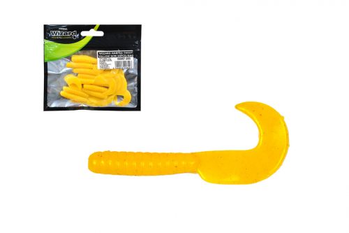 WIZARD HARPEX TWIST YELLOW 5CM 10PCS/BAG