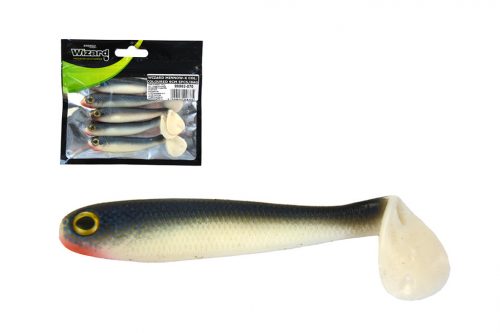 WIZARD POWER SHAD COL. COLOURED 9CM 5PCS/BAG