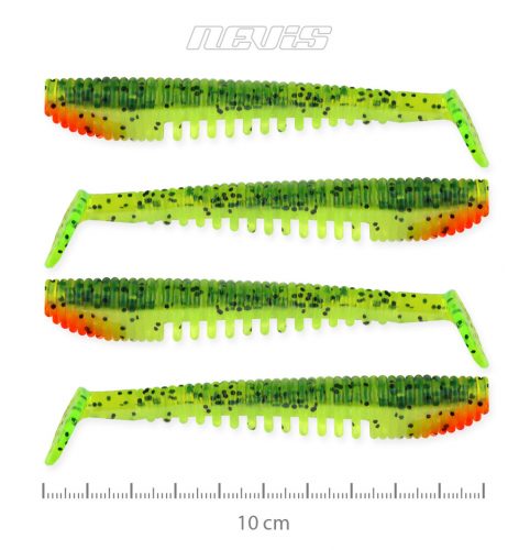 NEVIS Impulse Shad 10cm 4db/cs (Watermelon)