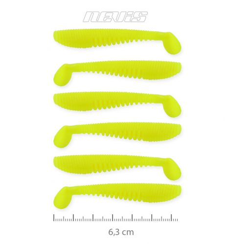 NEVIS Impulse Shad 6.3cm 6db/cs (Lemonade)