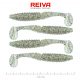 REIVA Zander Power Shad 10cm 4db/cs (Salt and Pepper)