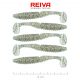 REIVA Zander Power Shad 8cm 5db/cs (Salt and Pepper)