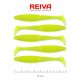 REIVA Zander Power Shad 8cm 5db/cs (Flash Lemonade)