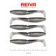 REIVA Zander Power Shad 8cm 5db/cs (Flash Bleak)