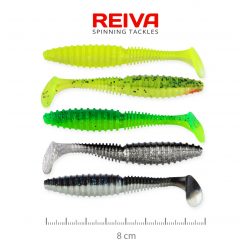 Reiva Zander Power Shad gumihal 8cm 5db/cs (5szín)