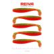 REIVA Flat Minnow shad 7,5cm 5db/cs (Crazy Tomato)