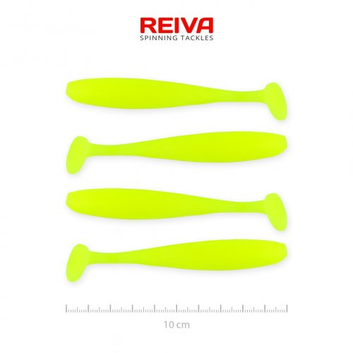 REIVA Flash Shad 10cm 4db/cs (Lemonade)