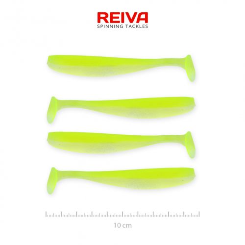 REIVA Flash Shad 10cm 4db/cs (Flash Lemonade)