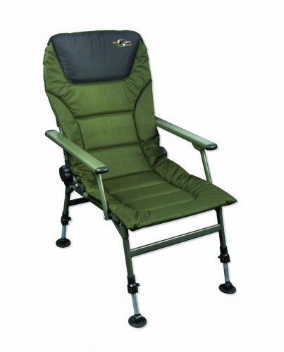 Carp Spirit LEVEL CHAIR PADDED WITH ARMS karfás fotel